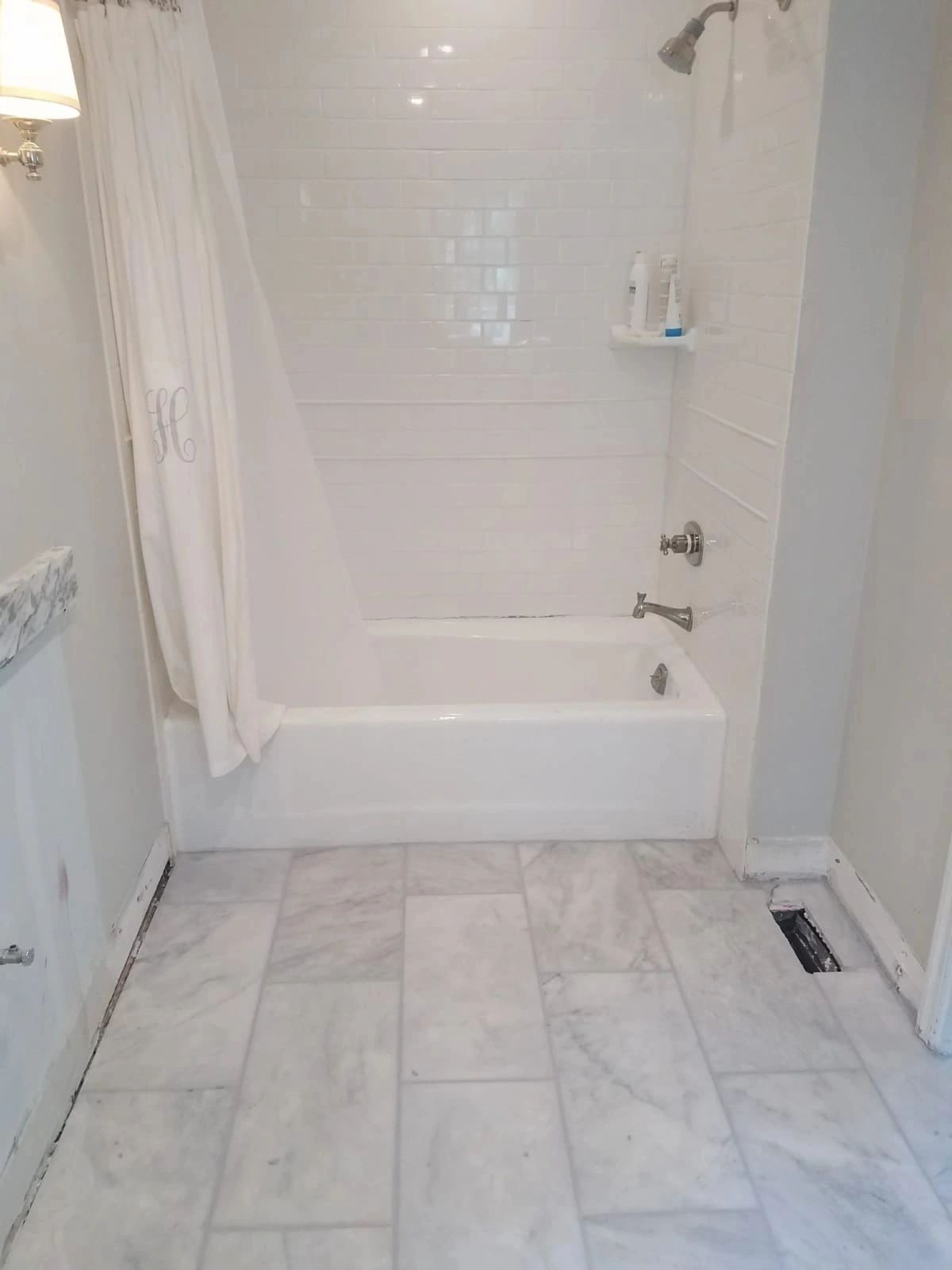Tile underway
